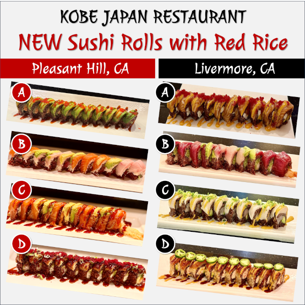 Red Rice Sushi Rolls